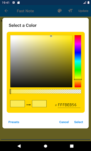 Fast Note Screen 3