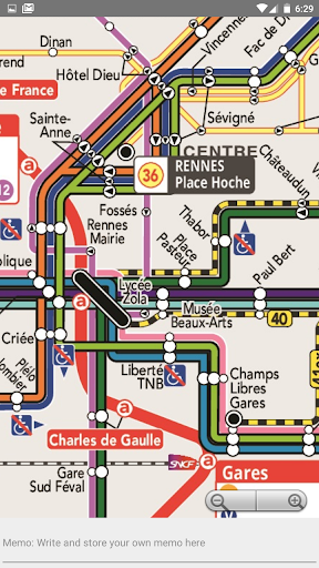 RENNES METRO/BUS MAP OFFLINE Screen 3