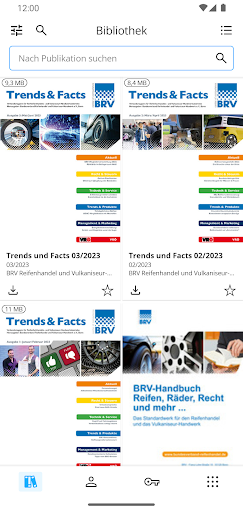 Android application MyBRV screenshort