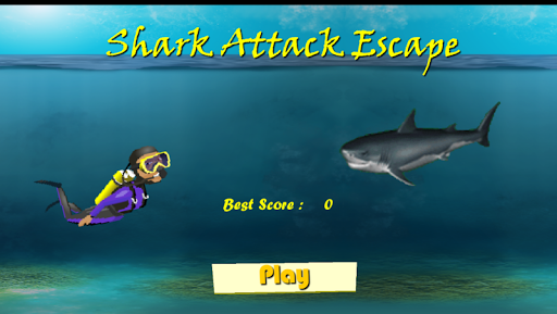 Android application Shark Attack Escape screenshort