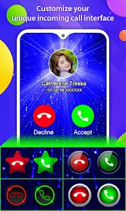 Color Call Screen - Phone Call