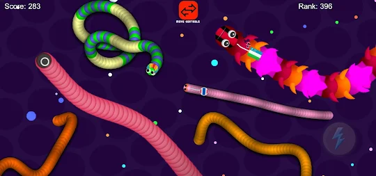 Slither Worm Hungry Snake Game