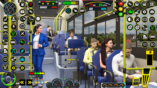 버스 시뮬레이터 코치 버스 게임