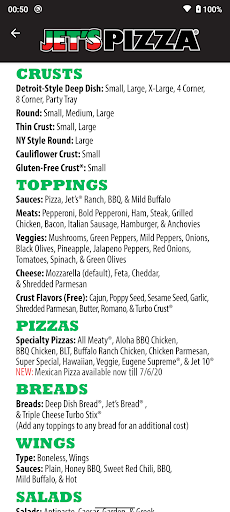 Jets Pizza Screen 3