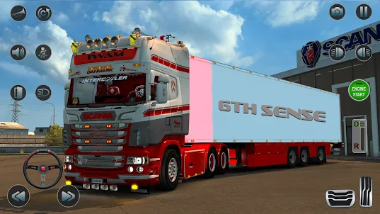 Euro Truck Driver 3D Dirigindo