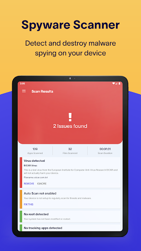 Screenshot of Certo: Anti Spyware Detector