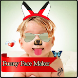 Funny face maker icon