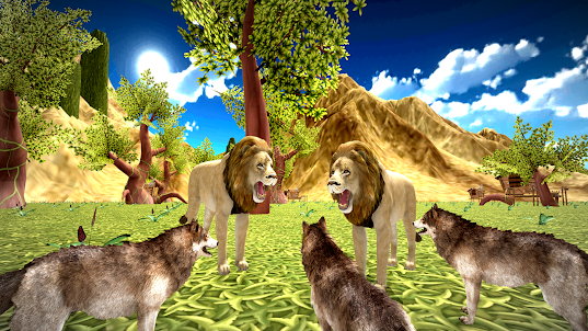 Wolf simulator: Wild kingdom
