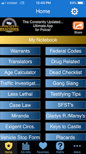 Pocket Brainbook for Police! Screenshot