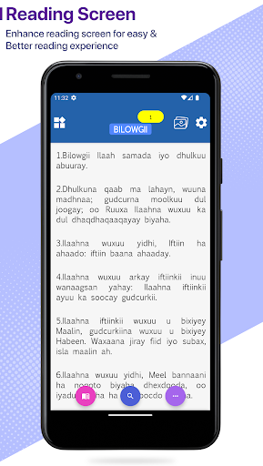 Android application Somali Holy Bible screenshort