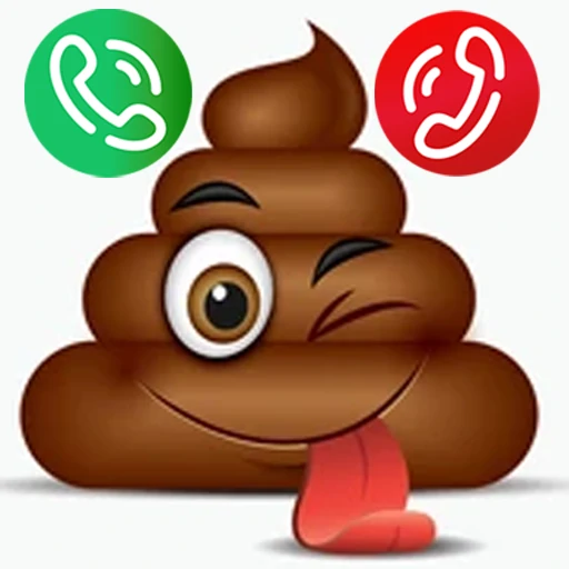Poop Fake Call Game logo