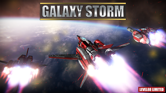 Galaxy Storm MOD APK -Space Shooter (Unlimited Gem/God Mode) 1