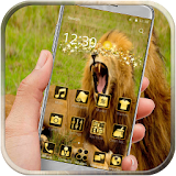 HD Gold Lion Wallpaper icon