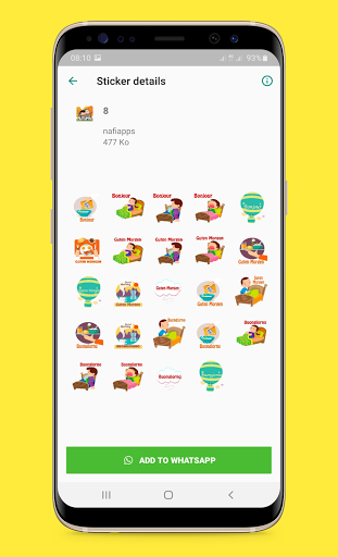 Bonjour,Bonsoir,Bon Nuit WAStickerapp 2021