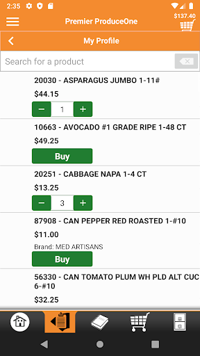 Premier ProduceOne Checkout Screen 2