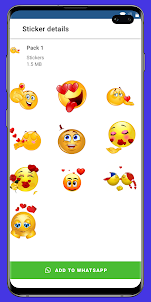 Love emoji gif stickWatssap