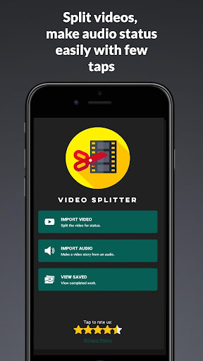 Android application Video Splitter for WhatsApp screenshort
