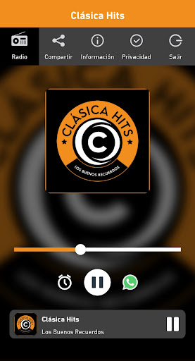 Android application Clásica Hits screenshort