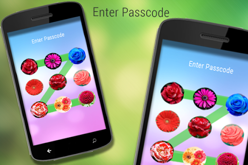Passcode Flowers Lock Screen