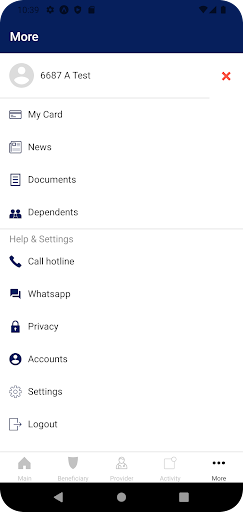 App screenshot