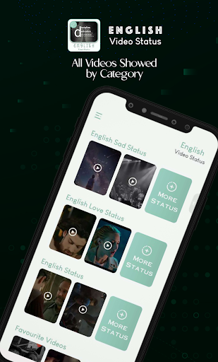 Android application English Video Status screenshort