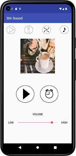 Android application Stir Sound screenshort