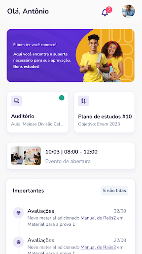 Android application Canal Educação Aluno screenshort