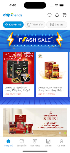 Android application DapFriends screenshort