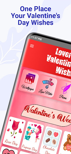 Android application LoversDay-Valentine Day Wishes screenshort