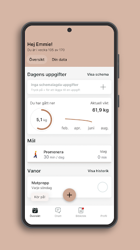 Android application Wellness By Emmie screenshort