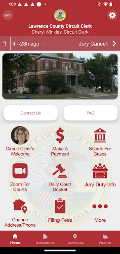 Android application Lawrence Co Circuit Clerk IL screenshort