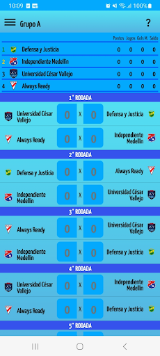 Simulador da Sul-Americana