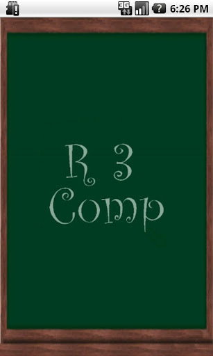 Android application Composed Rule of Three screenshort