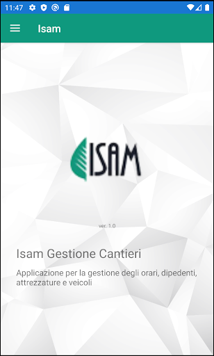 Android application ISAM App screenshort