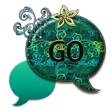 GO SMS THEME/AquaFlowers4U icon