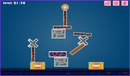 Android application Shapes physics 2D Remove screenshort