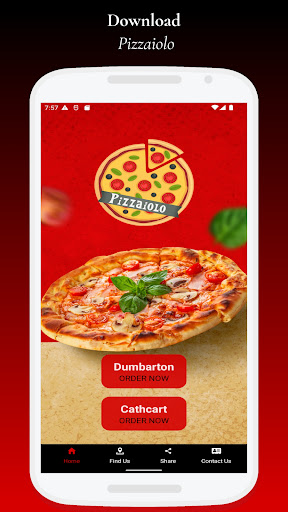 Android application Pizzaiolo screenshort