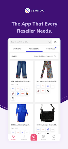 Android application Vendoo screenshort