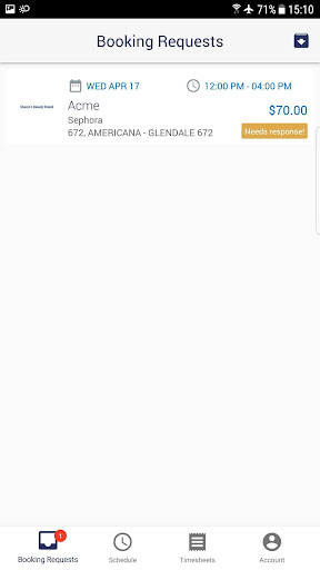 Android application AllWork screenshort