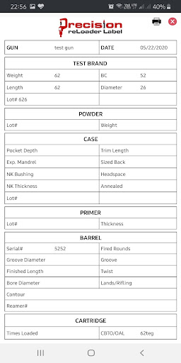Precision reLoader Label Screenshot 2 - AppWisp.com