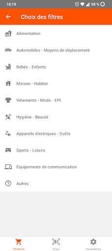 Rappel Conso Screen 2