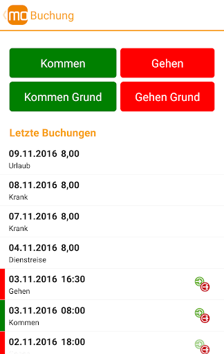 Android application SP_Data mobil screenshort