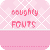 Naughty Font for FlipFont , Cool Fonts Text Free icon