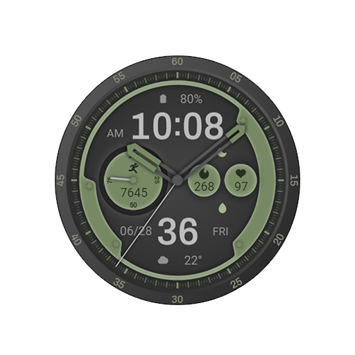 Olive Grey For Wear OS - AppWisp.com