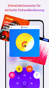 Opera Touch Bildschirmfoto