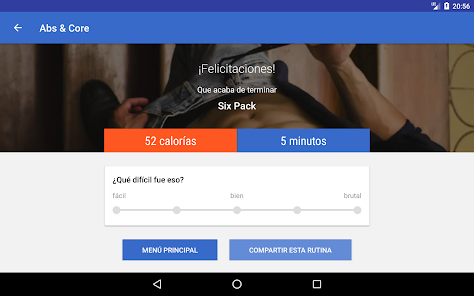 Screenshot 7 Abs, Espalda y Núcleo en casa android