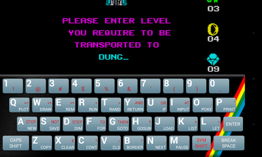 Spectaculator, ZX Emulator Screen 3