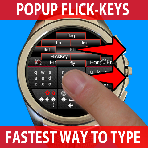 FlickKey (Non-Wear) Smartwatch Screen 3