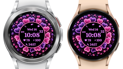 AZ285 Valentines Watch Face Screen 3