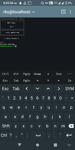 RNX Core - Linux on Android Screen 2